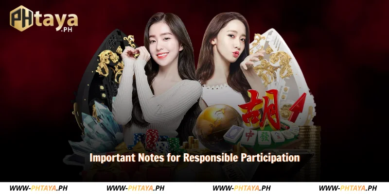 key reminders for safe and responsible participation