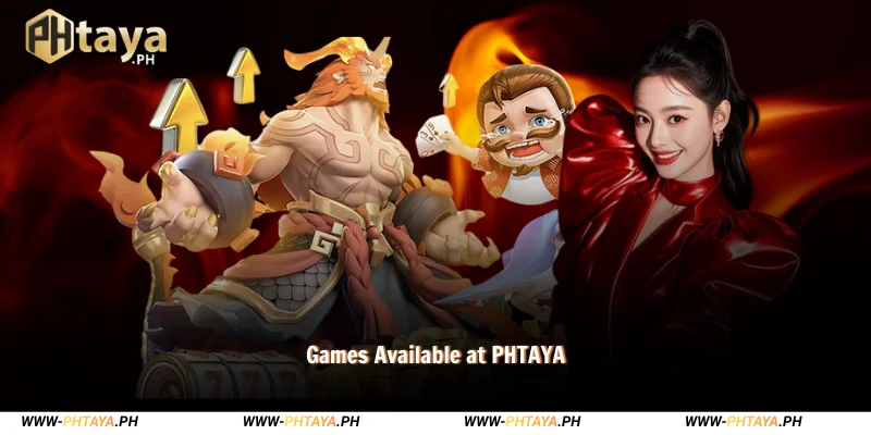 explore a wide selection of games available at phtaya