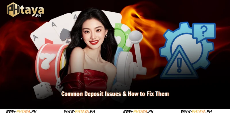 learn how to fix the most common deposit problems