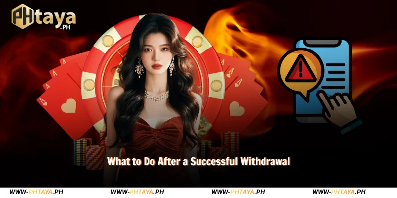 next steps to take after your withdrawal is successful